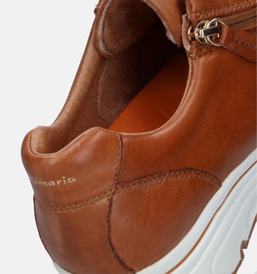 Tamaris Cognac Sneakers voor dames (335933) - geschikt voor steunzolen