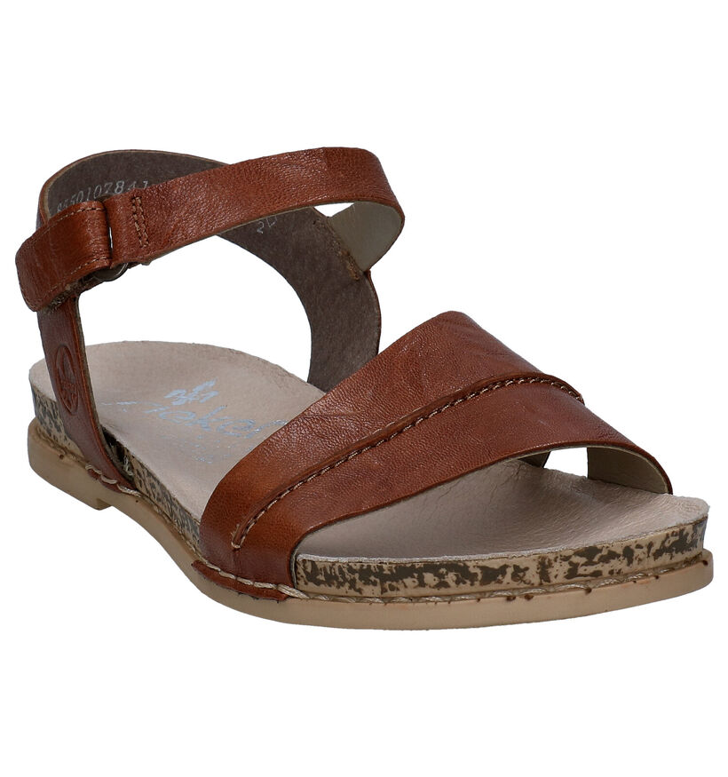 Rieker Bruine Sandalen in leer (288201)