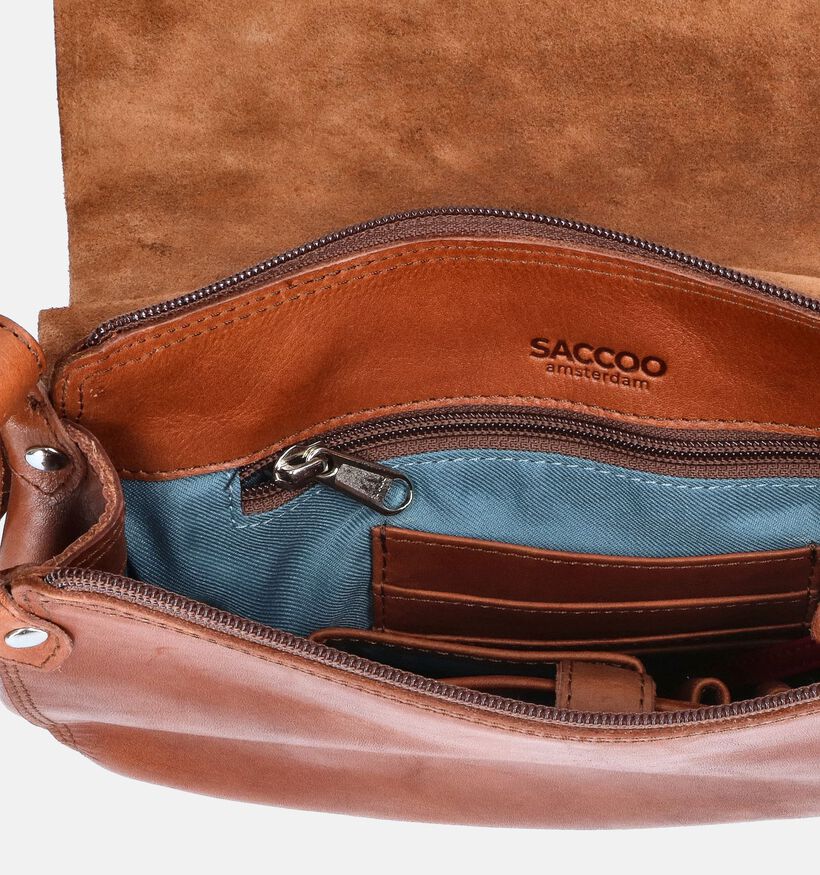 Saccoo Salpo Cognac Crossbody tas voor dames (358330)