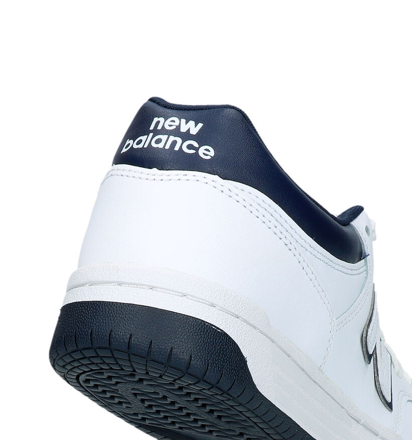 New Balance BB 480 Baskets en Blanc pour hommes (327254) - pour semelles orthopédiques