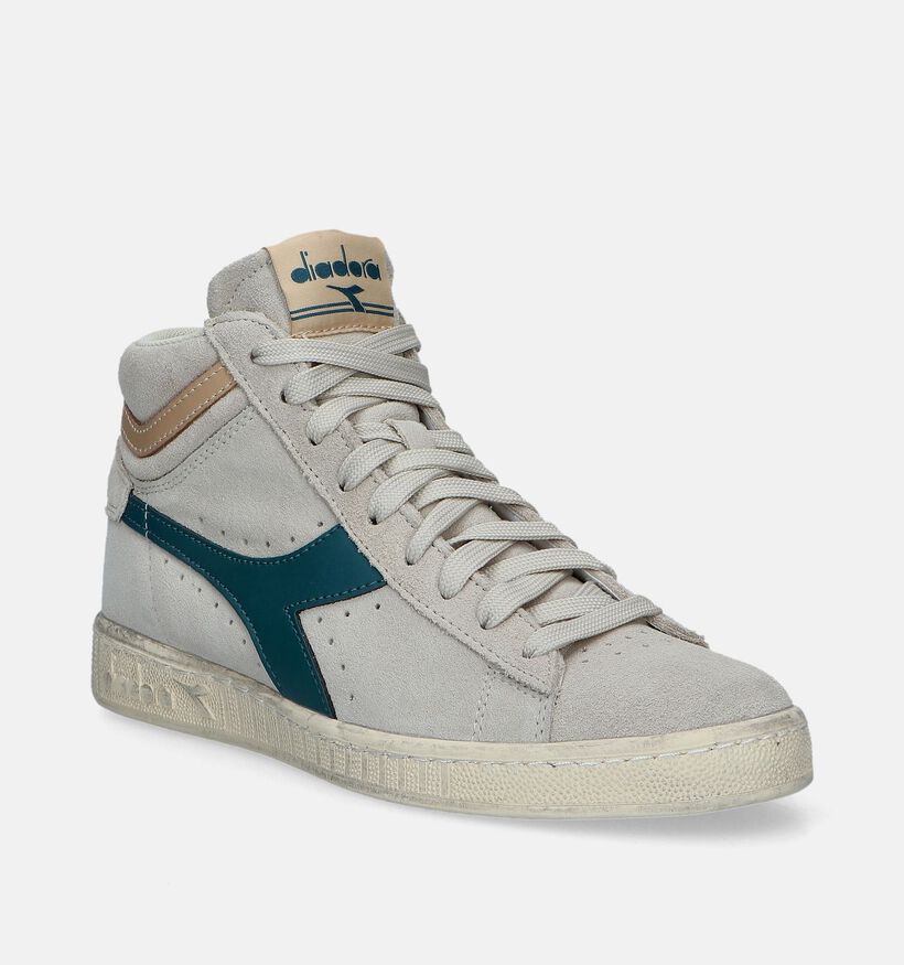 Diadora Game L High Suede Waxed Beige Sneakers voor dames (344881)