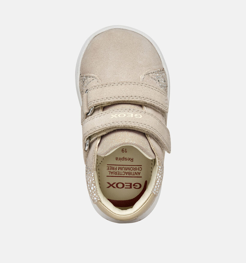 Geox Biglia Beige Babyschoenen voor meisjes (351928) - geschikt voor steunzolen