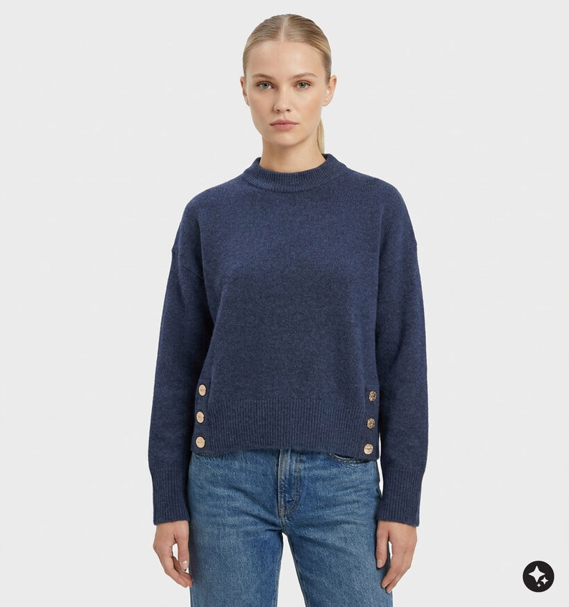 Deeluxe Original Nina Pull en Bleu fonc&eacute; pour femmes (382269)