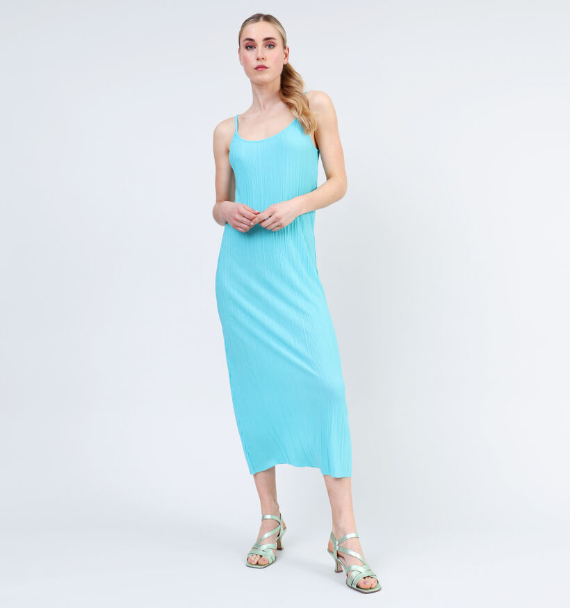 Vila Plisa Strap Blauwe Jurk voor dames (333802)