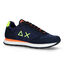Sun 68 Tom Fluo Blauwe Sneakers voor heren (322372) - geschikt voor steunzolen
