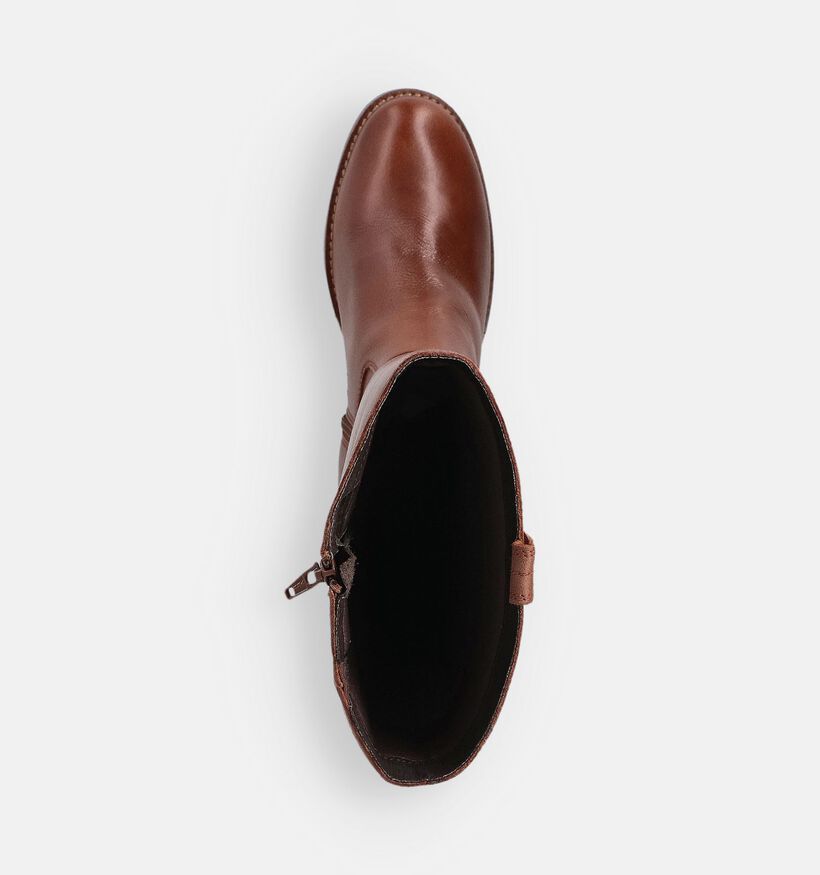 Posh By Poelman Bottes en Cognac pour femmes (362894)