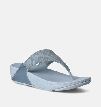 FitFlop Lulu Slippers Zwart/Beige/Blauw