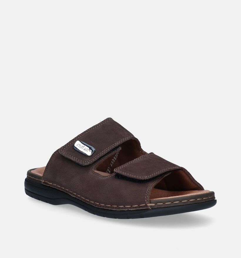 Rieker Bruine Slippers voor heren (339174)