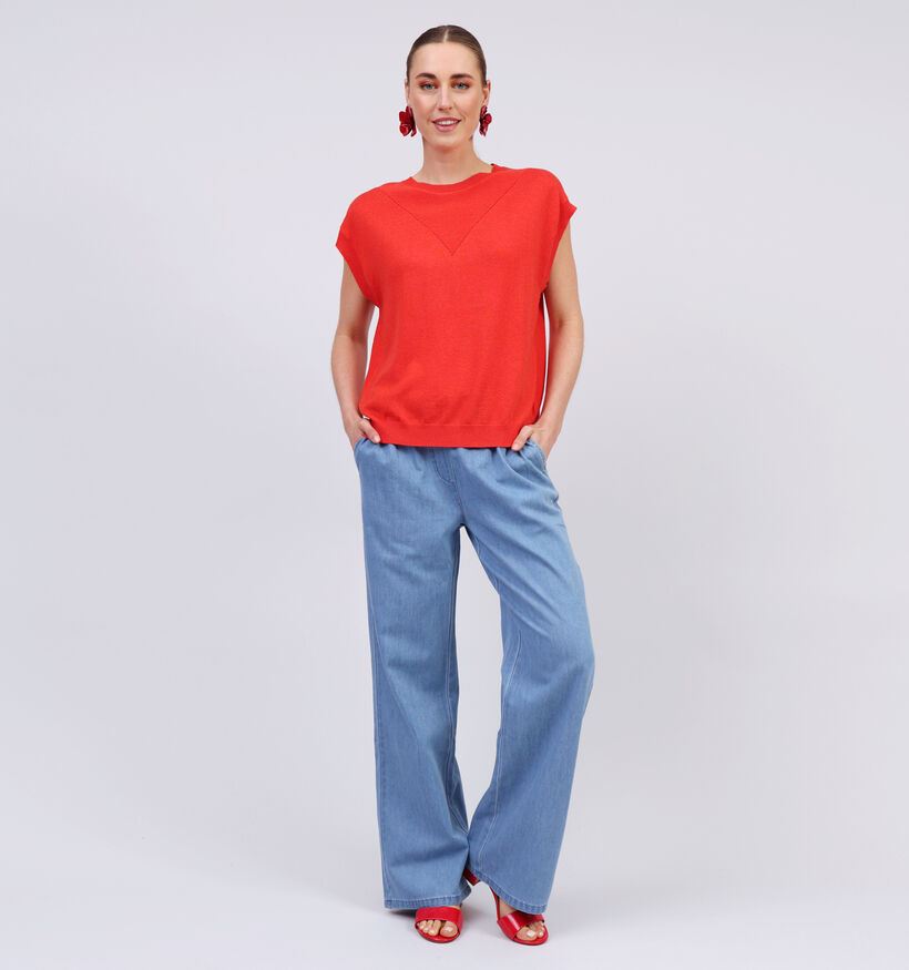 Rue Mazarine Prairie Rode T-Shirt voor dames (357924)