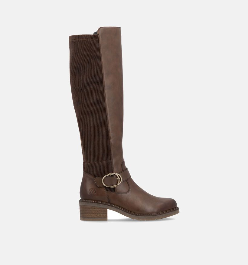 Remonte Bottes hautes en Cognac pour femmes (347231) - pour semelles orthopédiques