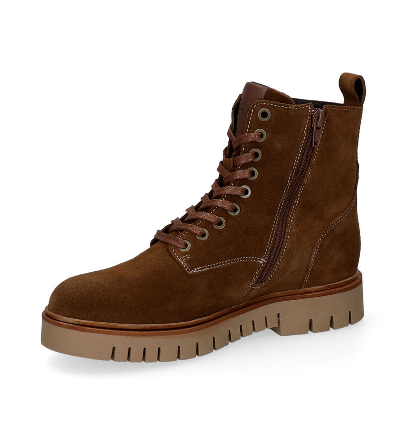 River Woods Aurelie Cognac Bottines in daim (298392)