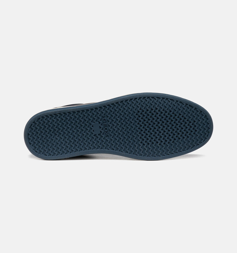 Geox Serifos Donkerblauwe Schoenen met Veter en Rits voor heren (376354) - geschikt voor steunzolen