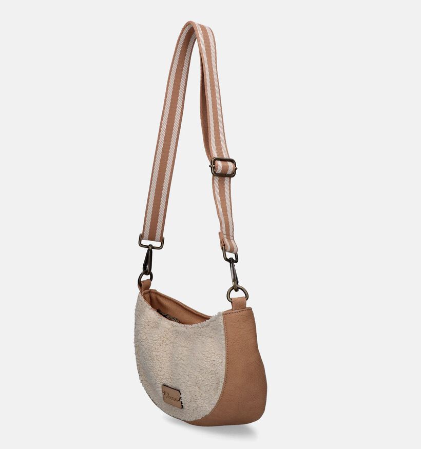 Woomen WEDE23 Edelweiss Beige Crossbody Tas voor dames (330806)