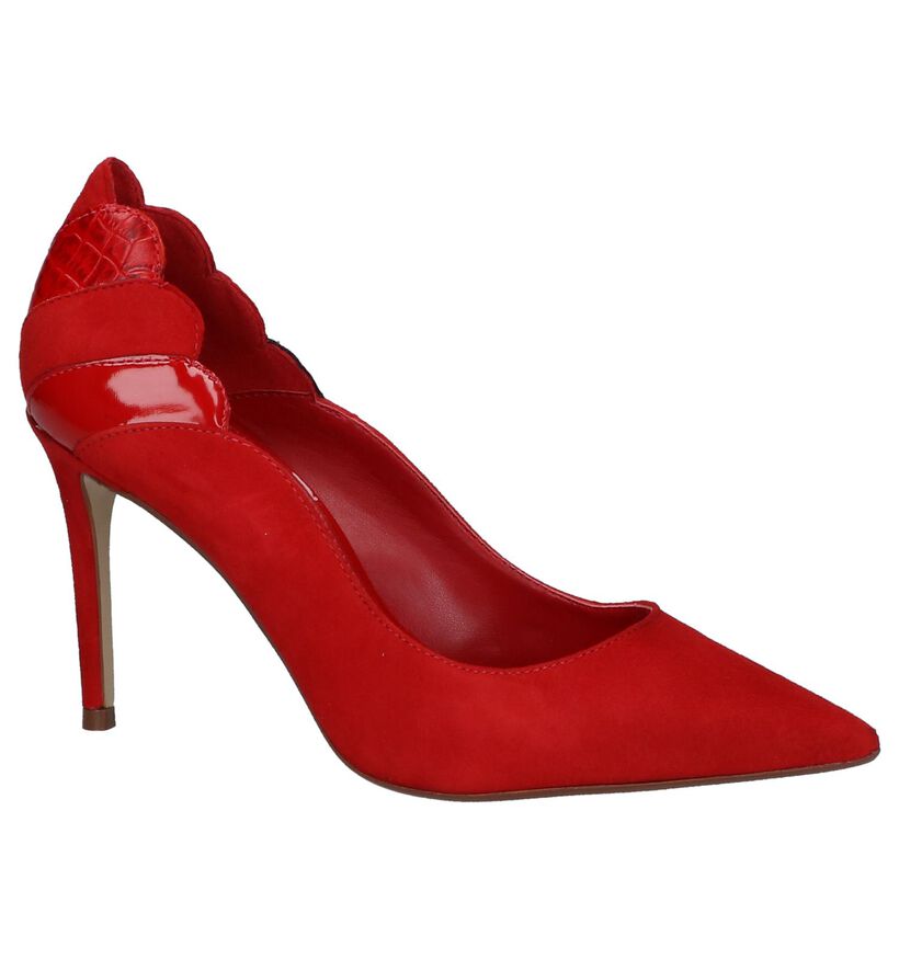 Dune Escarpins classique en Rouge en cuir verni (223098)