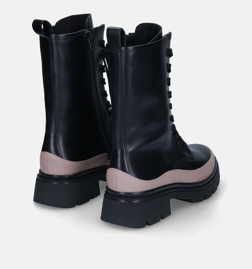 Gabor Best Fitting Zwarte Veterboots voor dames (315232) - geschikt voor steunzolen