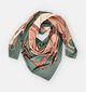 Guess Chain Print Ch&acirc;le en Vert/Rose pour femmes (381067)