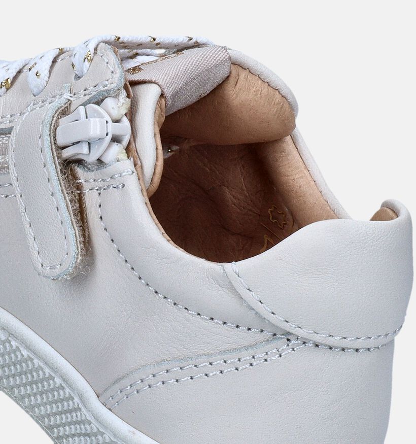 Lunella Beige Sneakers voor meisjes (355371) - geschikt voor steunzolen