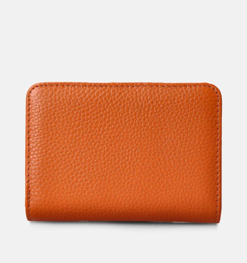 Crinkles Oranje Ritsportemonnee voor dames (358085)
