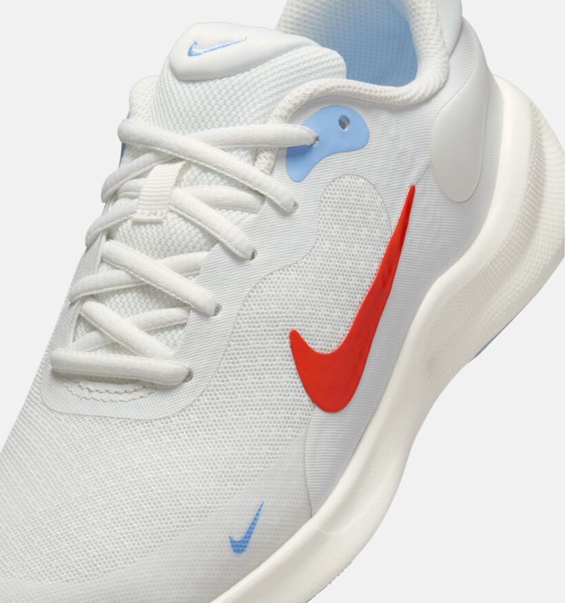 Nike Revolution Baskets basses en Blanc pour filles, garçons (357207) - pour semelles orthopédiques