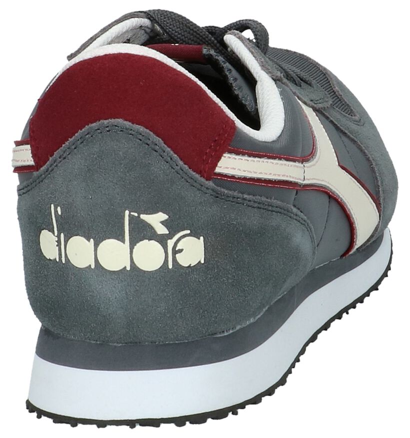 Diadora Baskets basses en Gris foncé en daim (201669)