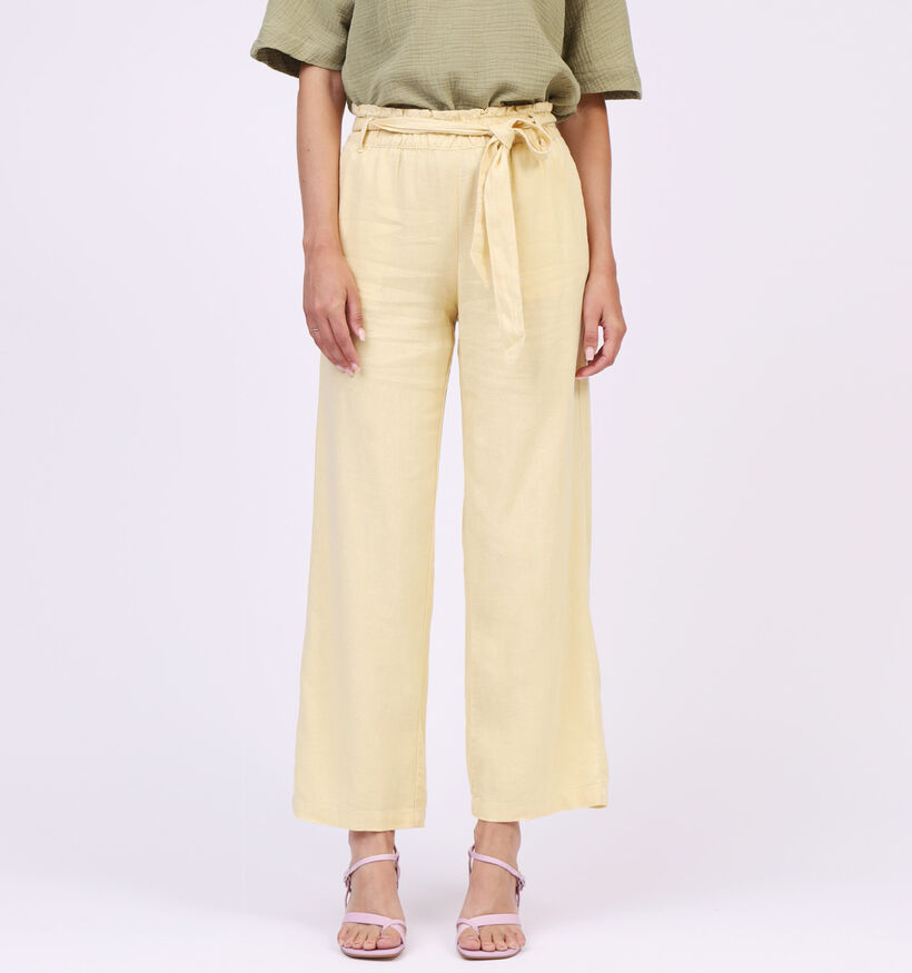 JDY Pantalon Large en Jaune (311836)