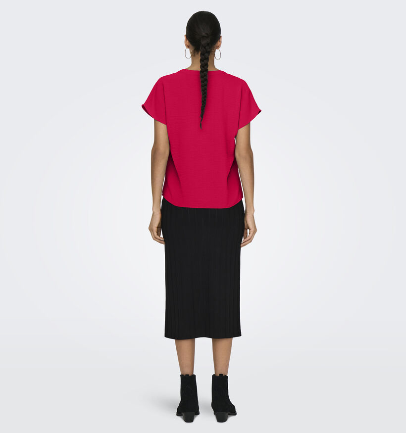 JDY Lion Blouse en Rouge pour femmes (353282)
