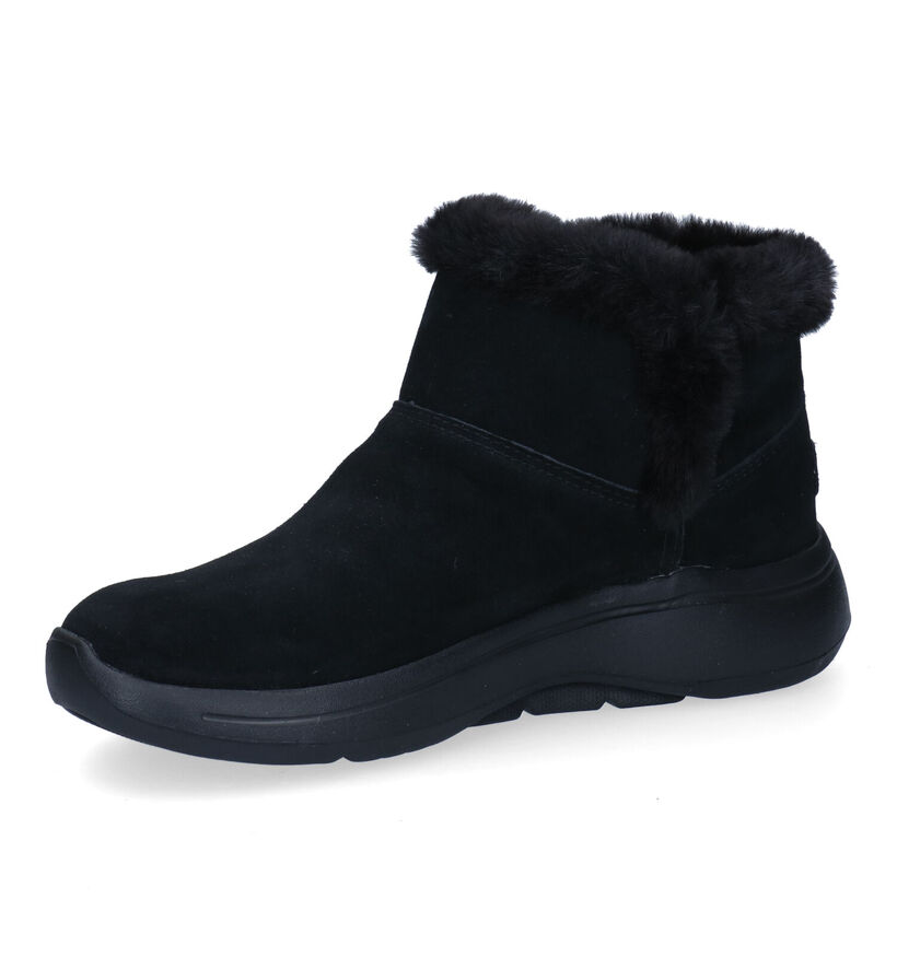 Skechers Go Walk Cognac Snowboots in nubuck (295686)