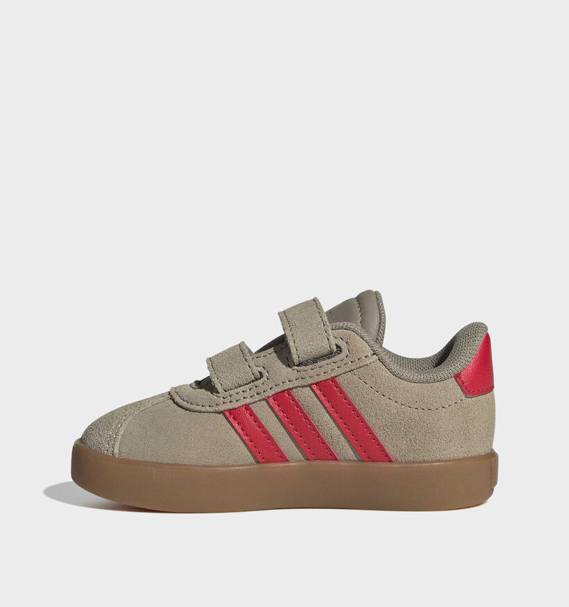 adidas VL Court 3.0 Baskets basses en Kaki pour filles, gar&ccedil;ons (372754)