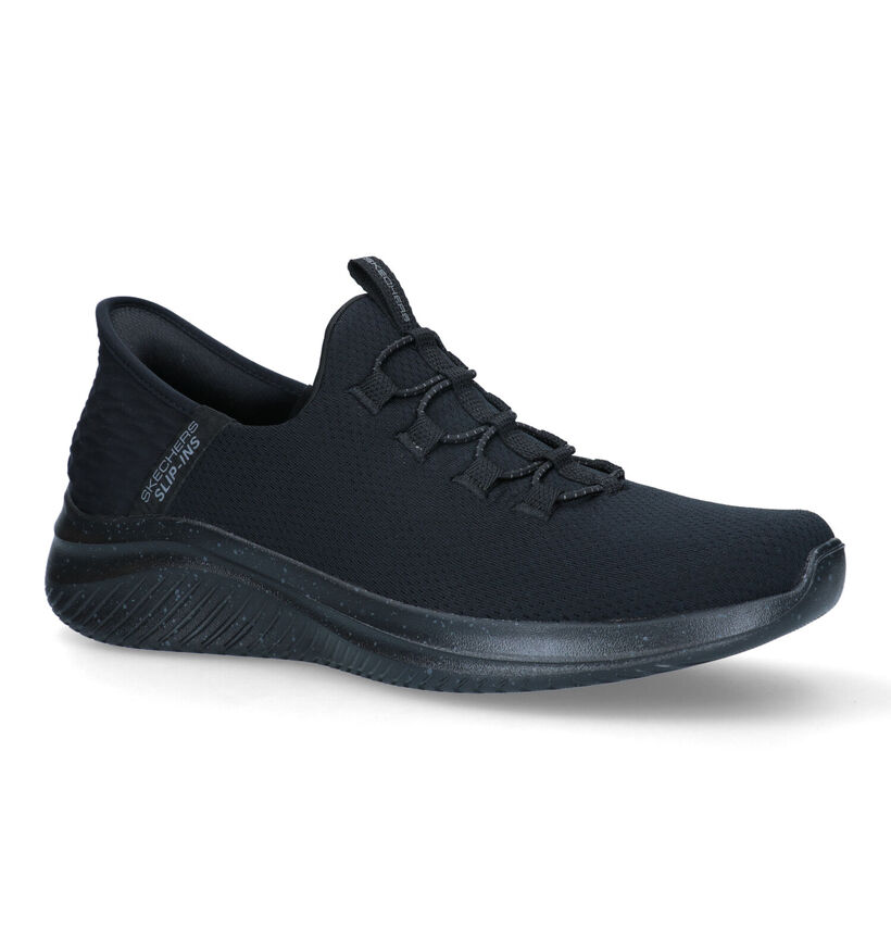 Skechers Ultra Flex 3.0 Righte Away Slip-ins en Noir pour hommes (343944) - pour semelles orthopédiques
