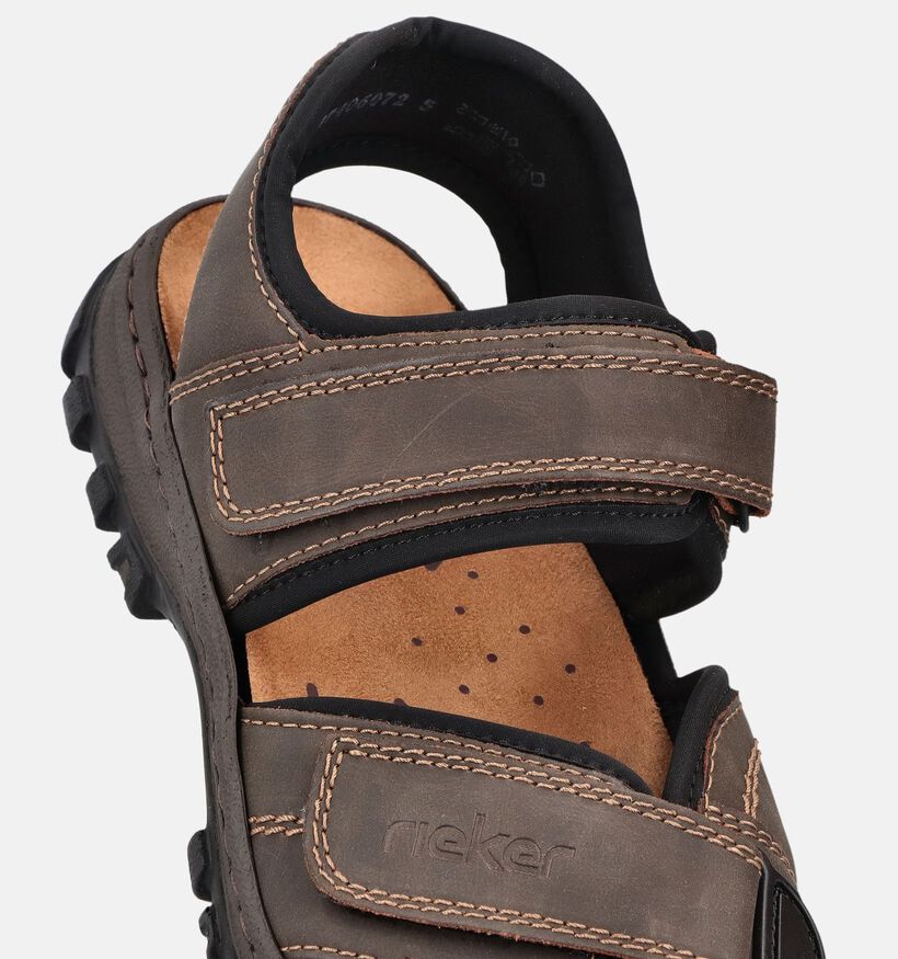 Rieker Bruine Open Sandalen voor heren (370504)