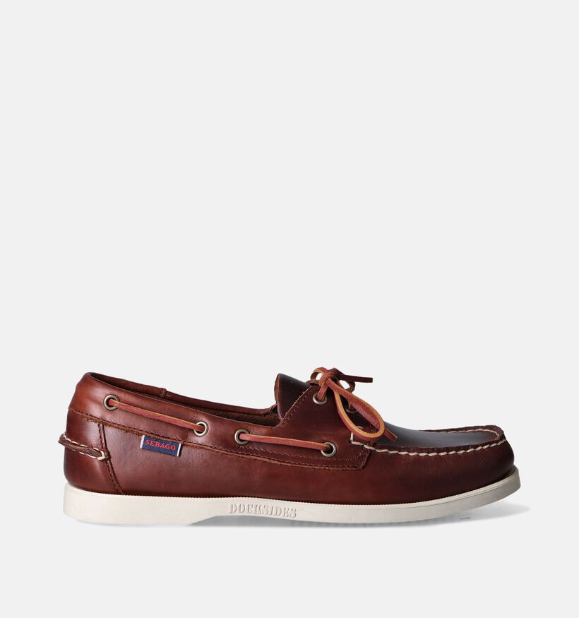 Sebago Portland Waxed Chaussures bateau en Marron pour hommes (353736)