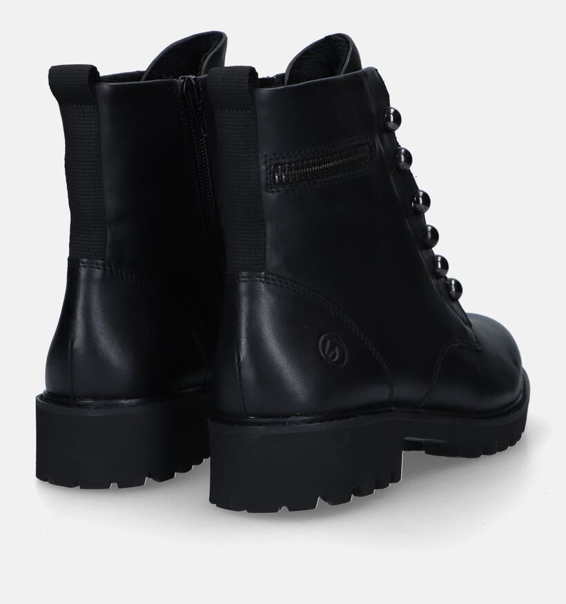 Remonte Boots à lacets en Noir pour femmes (328453)