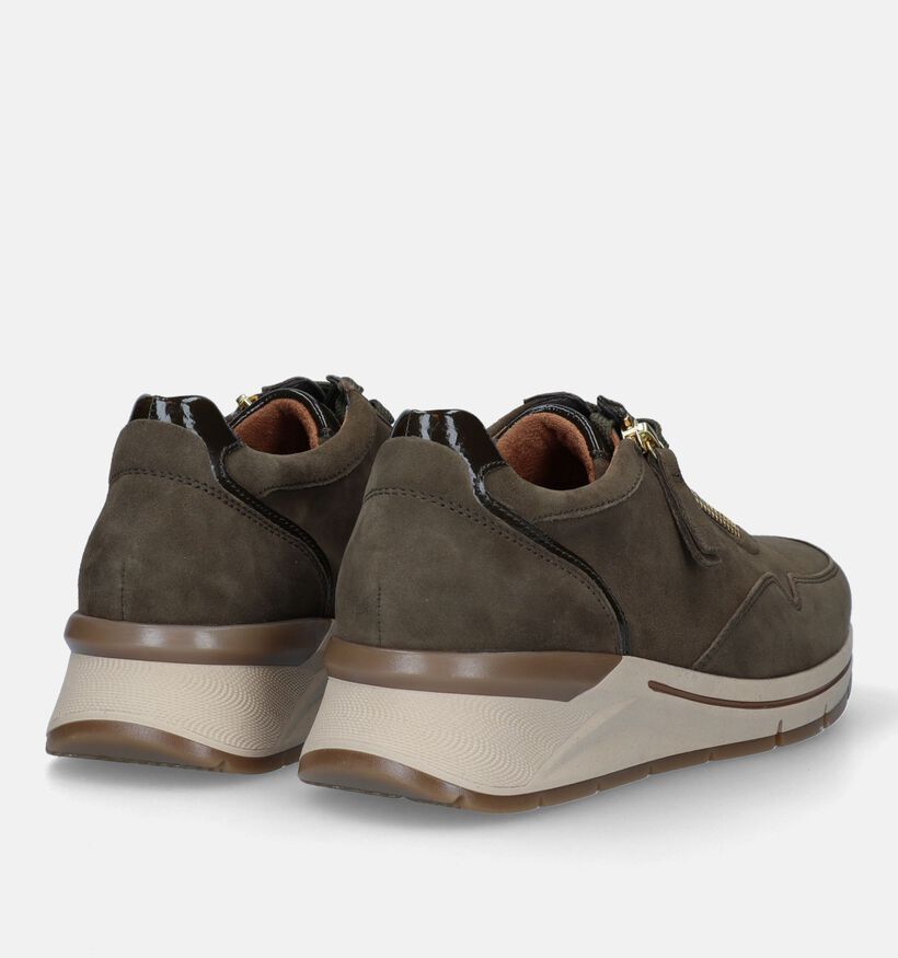 Gabor OptiFit Taupe Sneakers voor dames (331571) - geschikt voor steunzolen