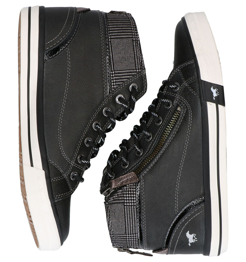 Mustang Grijze Hoge Sneakers voor dames (294326)