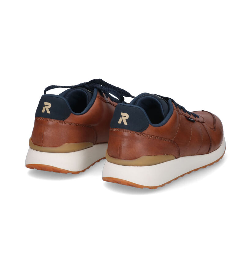 Rieker Cognac Veterschoenen in leer (317027)