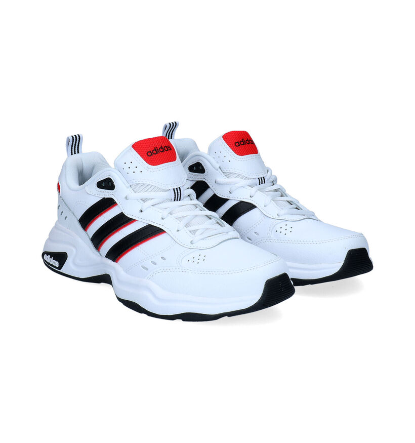 adidas Strutter Witte Sneakers in kunstleer (306259)