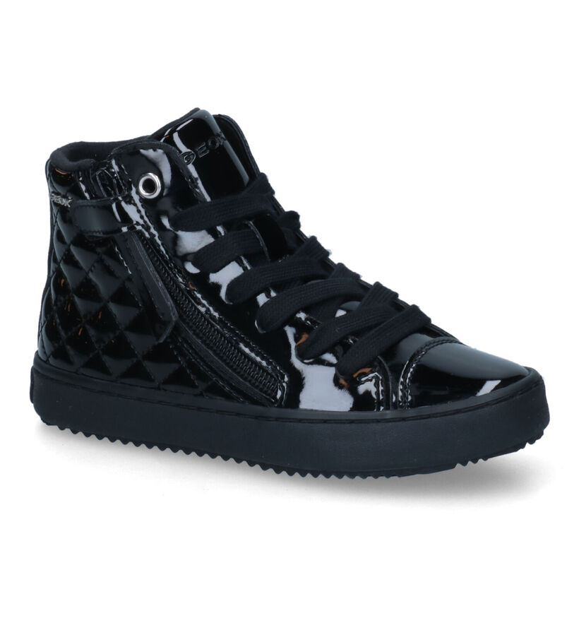 Geox Kalispera Baskets en Noir pour filles (312545) - pour semelles orthopédiques