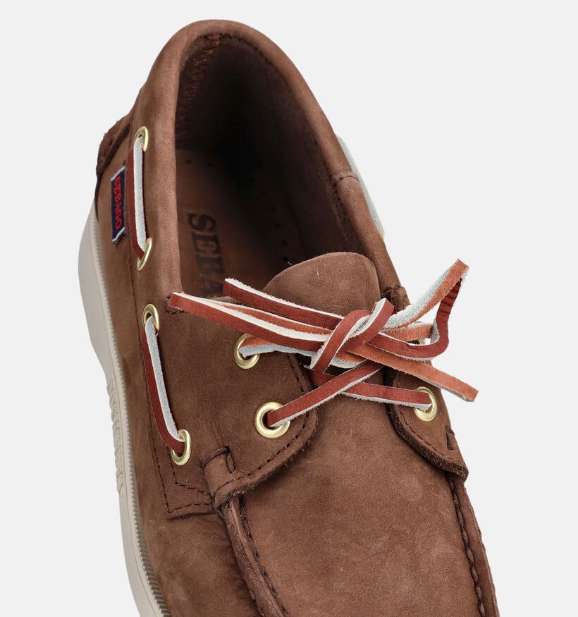 Sebago Portland Nubuck Bruine Bootschoenen voor dames (370235)