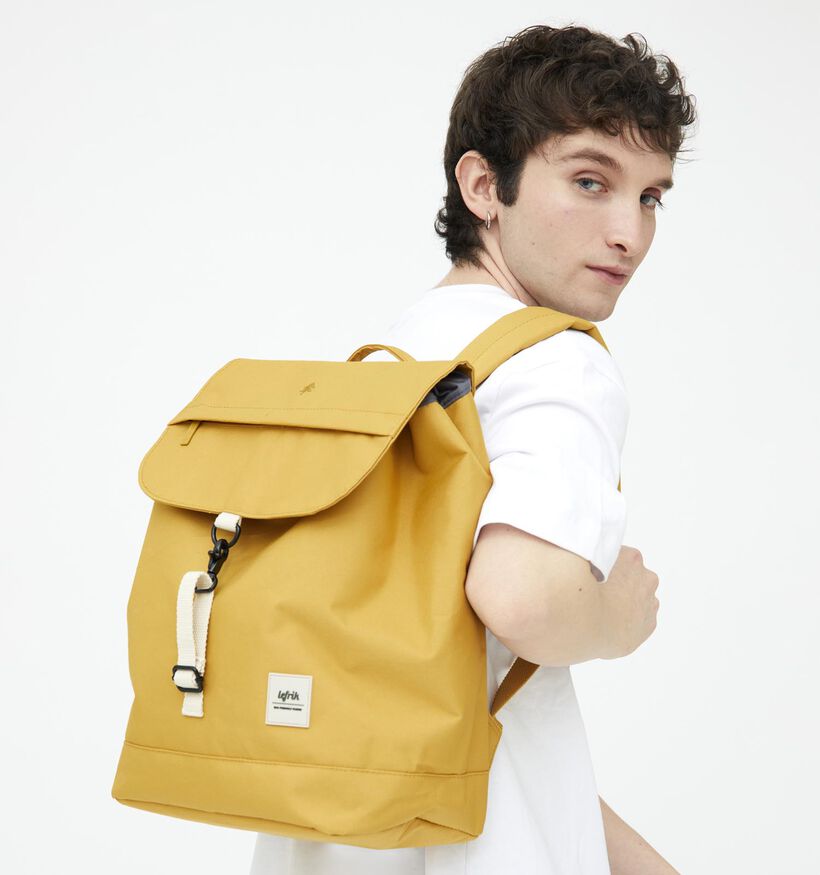 Lefrik Scout Gele Rugzak met laptopvak voor dames, meisjes, heren, jongens (345883)