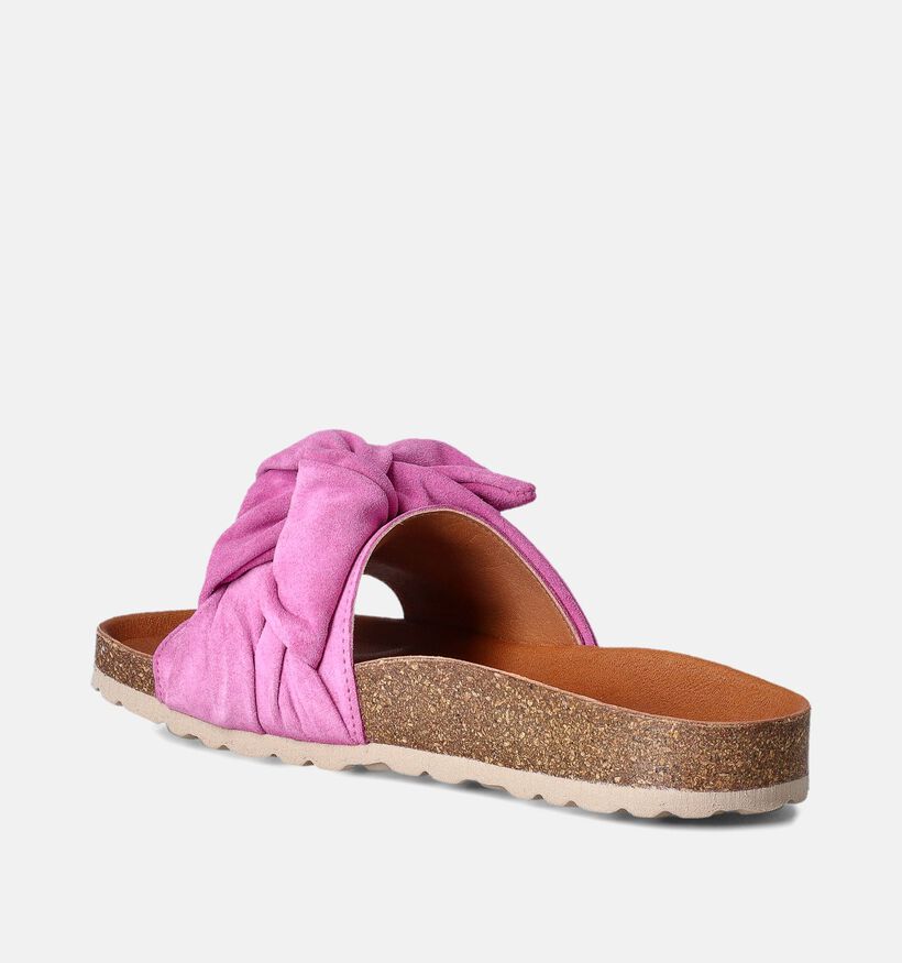 Verbenas Roxy Nu-pieds plates en Rose pour femmes (357410)