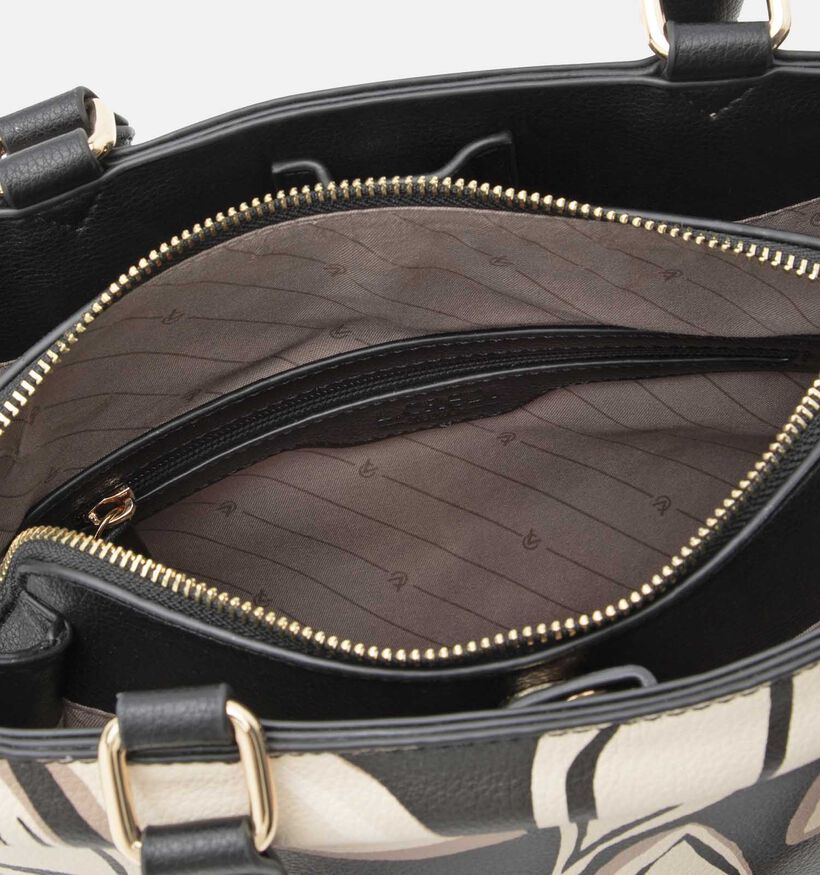 L.Credi Rabia Zwarte Handtas met Riem voor dames (370905)