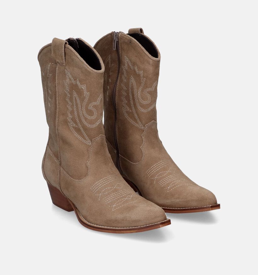 Poelman Naturel Cowboy Boots voor dames (324926)