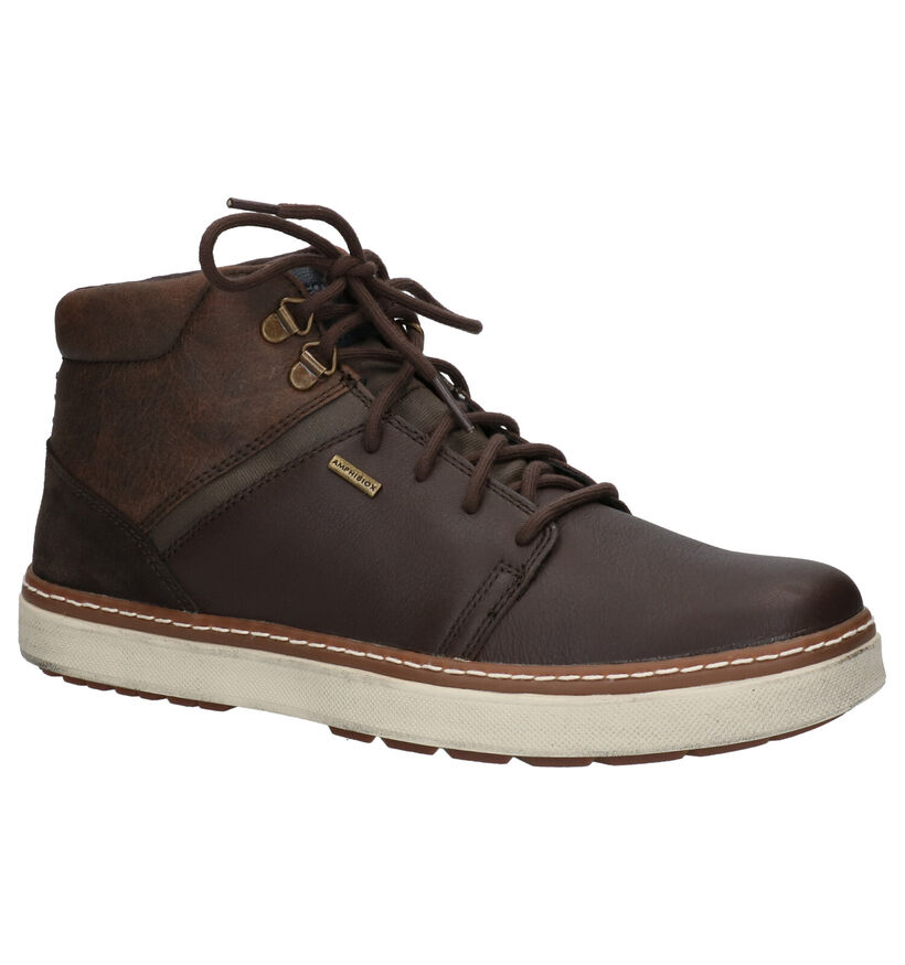Geox Bottines en Marron en cuir (264023)