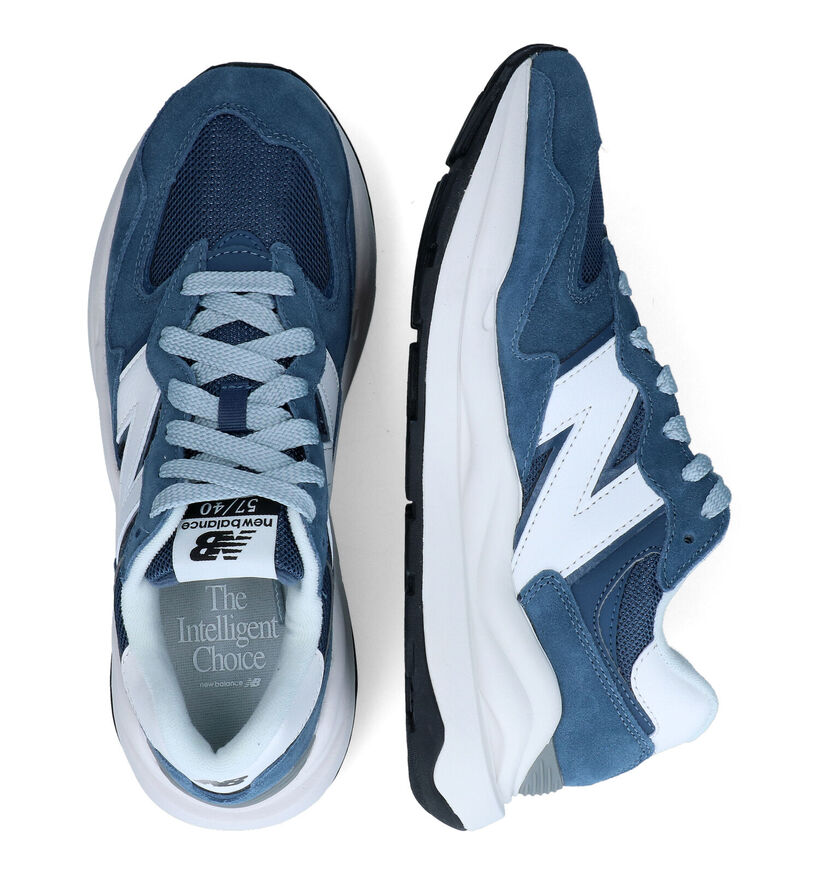 New Balance M 5740 Baskets en Bleu pour hommes (319190) - pour semelles orthopédiques