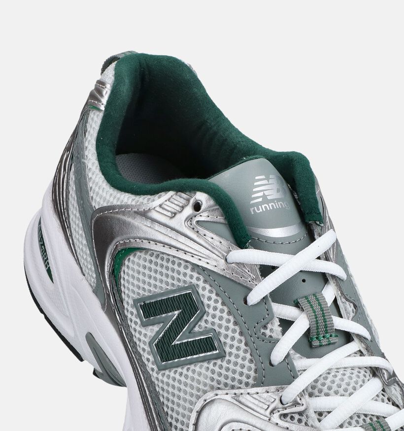 New Balance 530 Baskets basses en Argent pour hommes (375115) - pour semelles orthop&eacute;diques