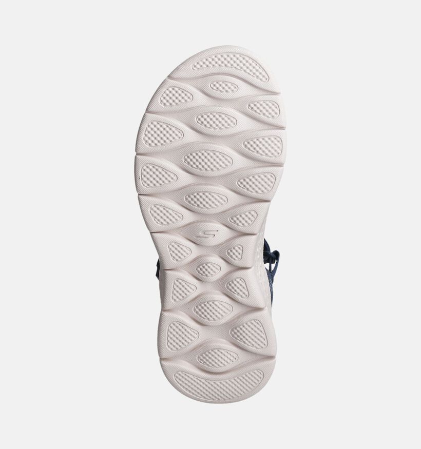 Skechers Go Walk Flex Illuminate Sandales en Bleu pour femmes (366570)