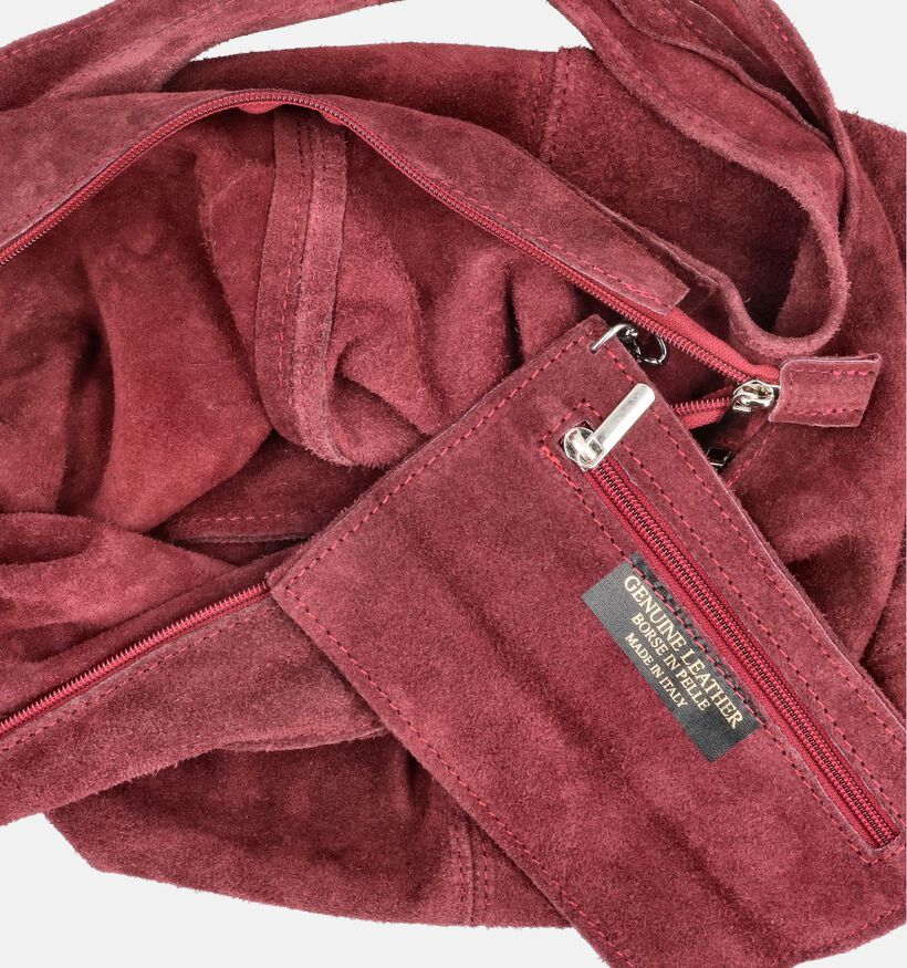 Via Limone Grote Bordeaux Schoudertas voor dames (373667)