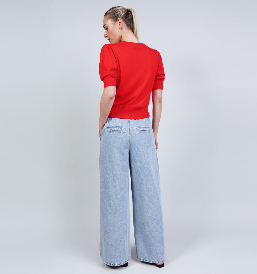 Minus Liva Knit Pull en Rouge pour femmes (371812)