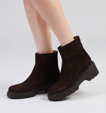 Unisa Bottines Noir/Marron