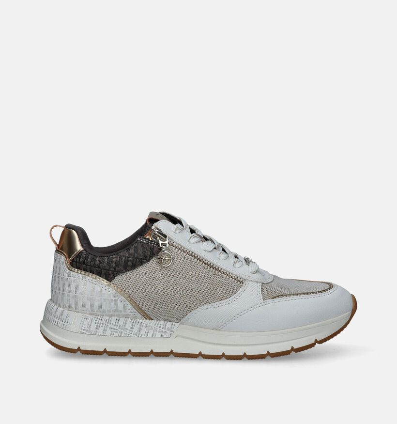 Tamaris Beige Sneakers voor dames (351523) - geschikt voor steunzolen